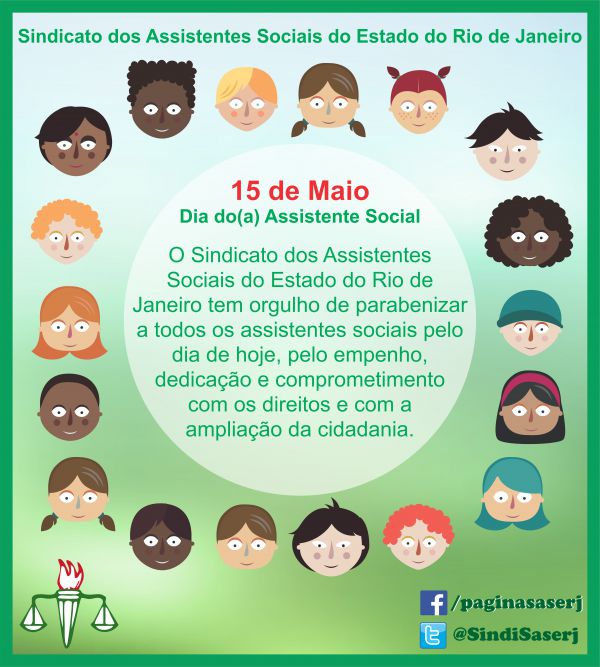 15 de Maio - Dia do(a) Assistente Social