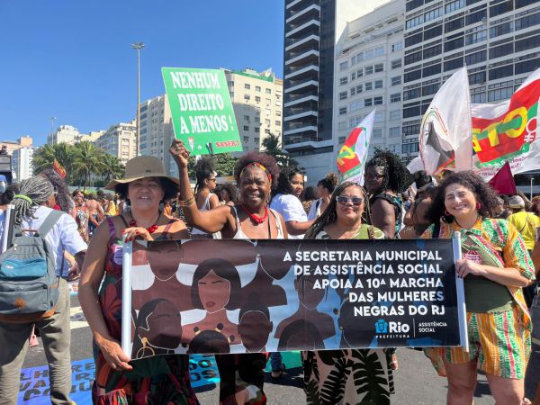 Saserj marca presença na 10ª Marcha das Mulheres Negras